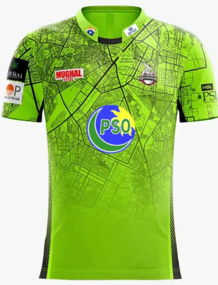 Lahore Qalandars PSL Jersey 2024 official cricket shirt