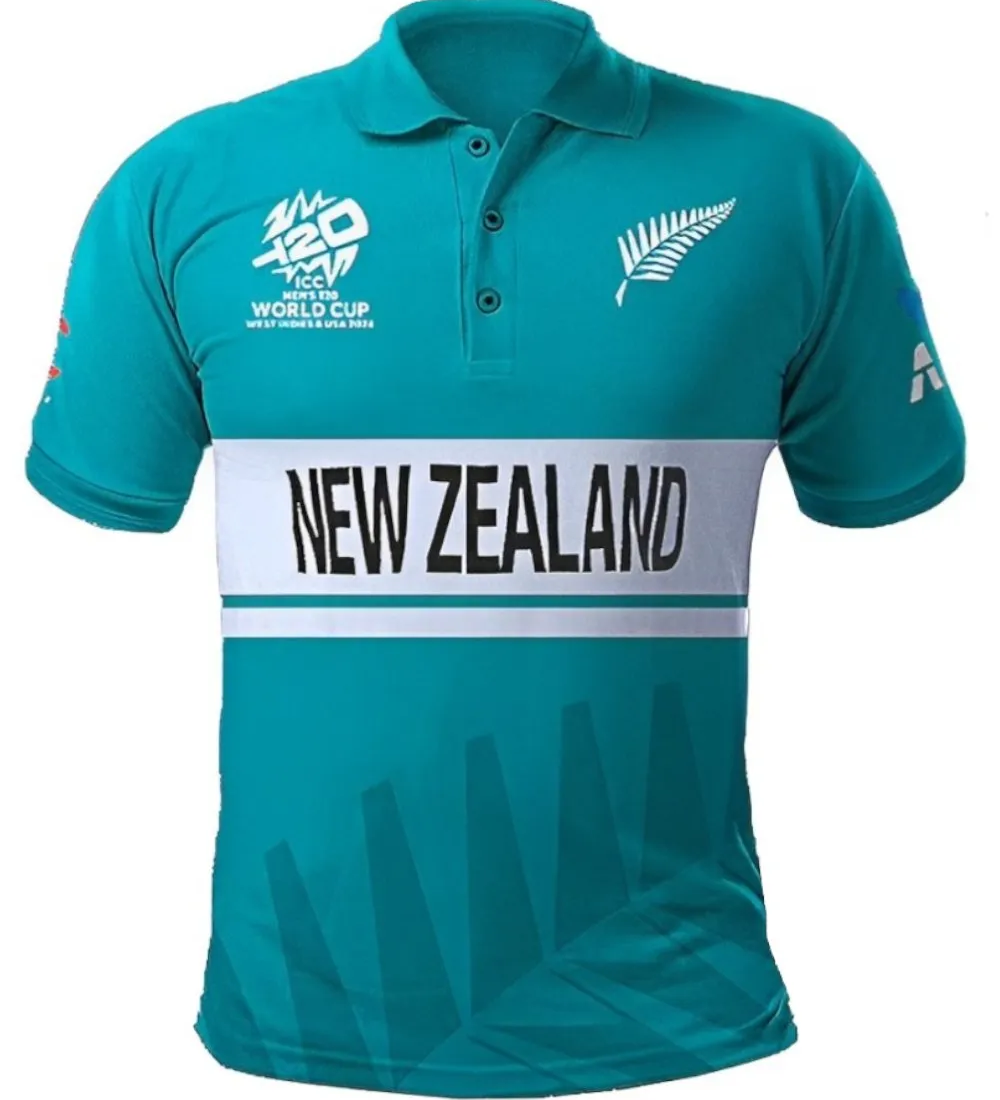 New Zealand 2024 T20 World Cup Shirt