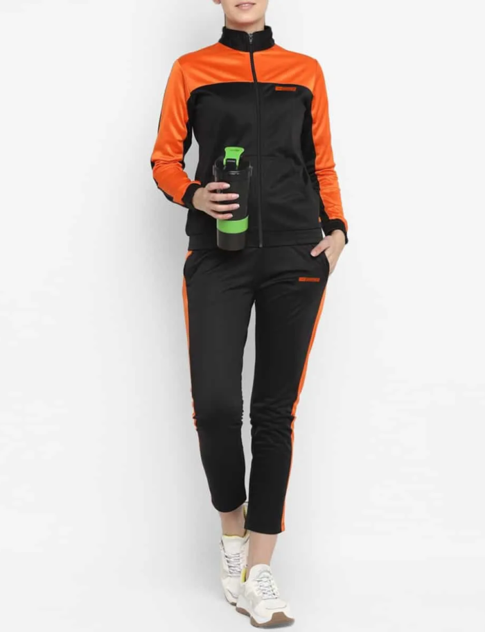 Orange & Black Tracksuit - Women