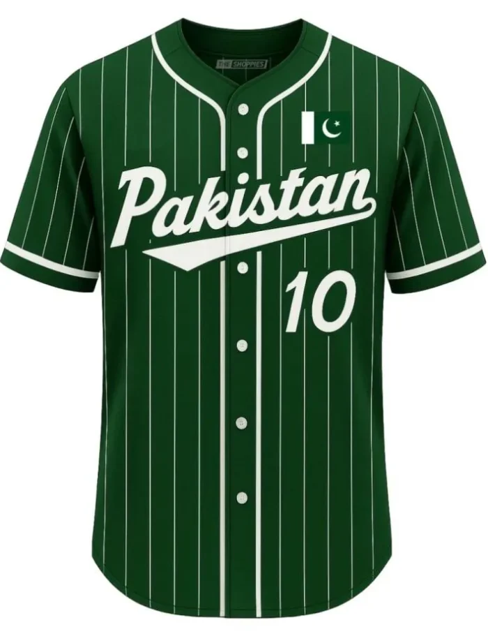 Pakistan Baseball Shirt – Green Edition