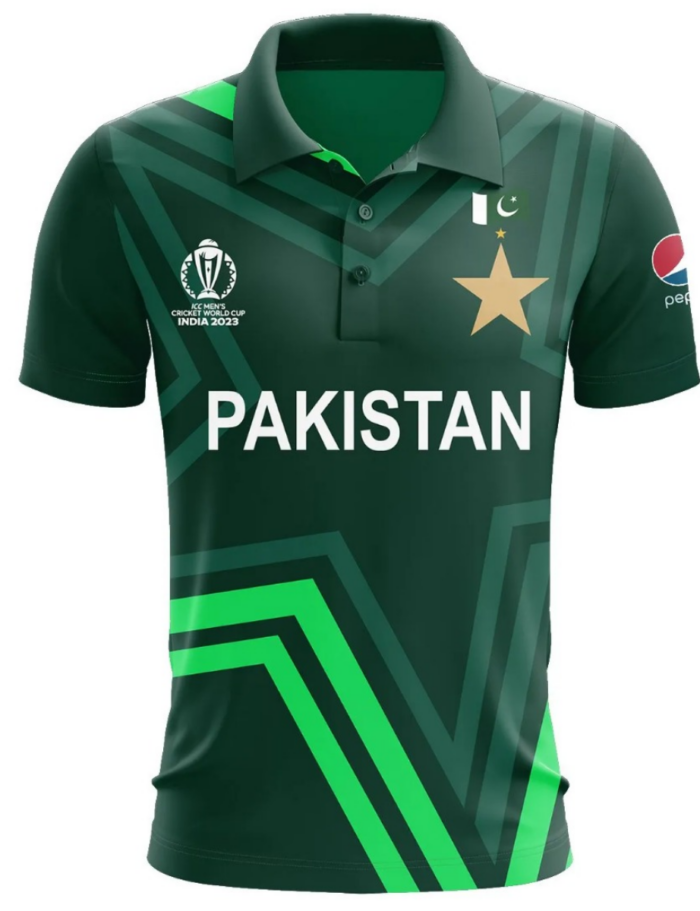 Pakistan ODI World Cup Shirt 2023 official cricket jersey Men in Green