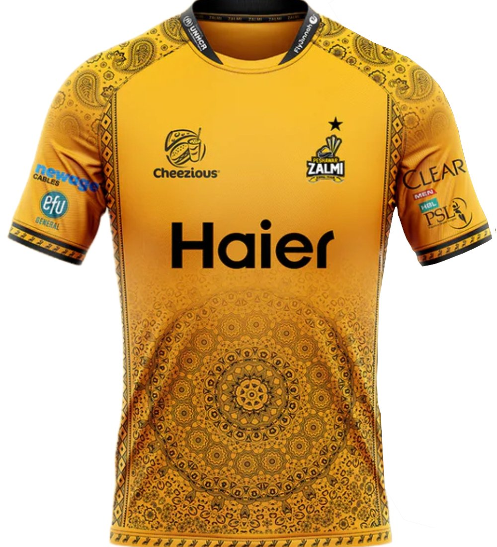 Peshawar Zalmi PSL Jersey 2025