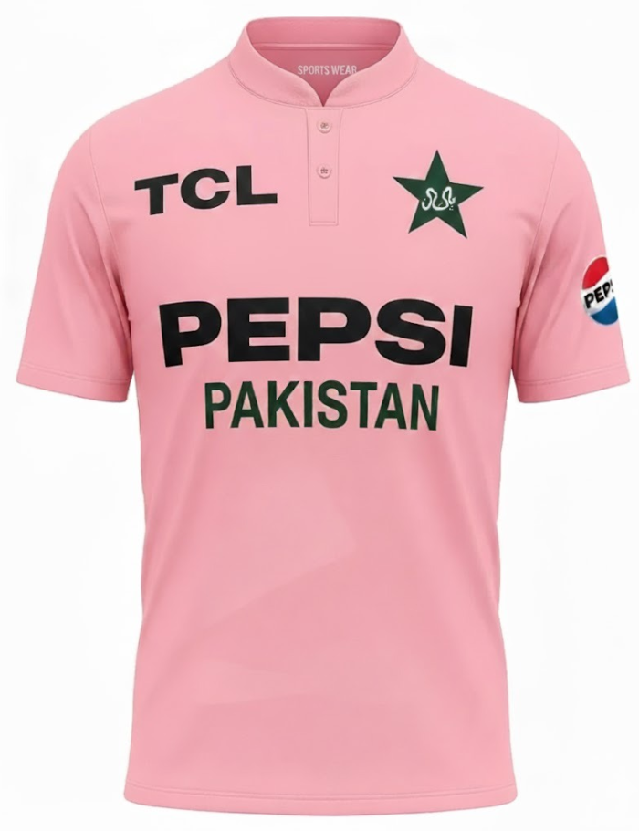 Pakistan 2025 T20 Pink Jersey