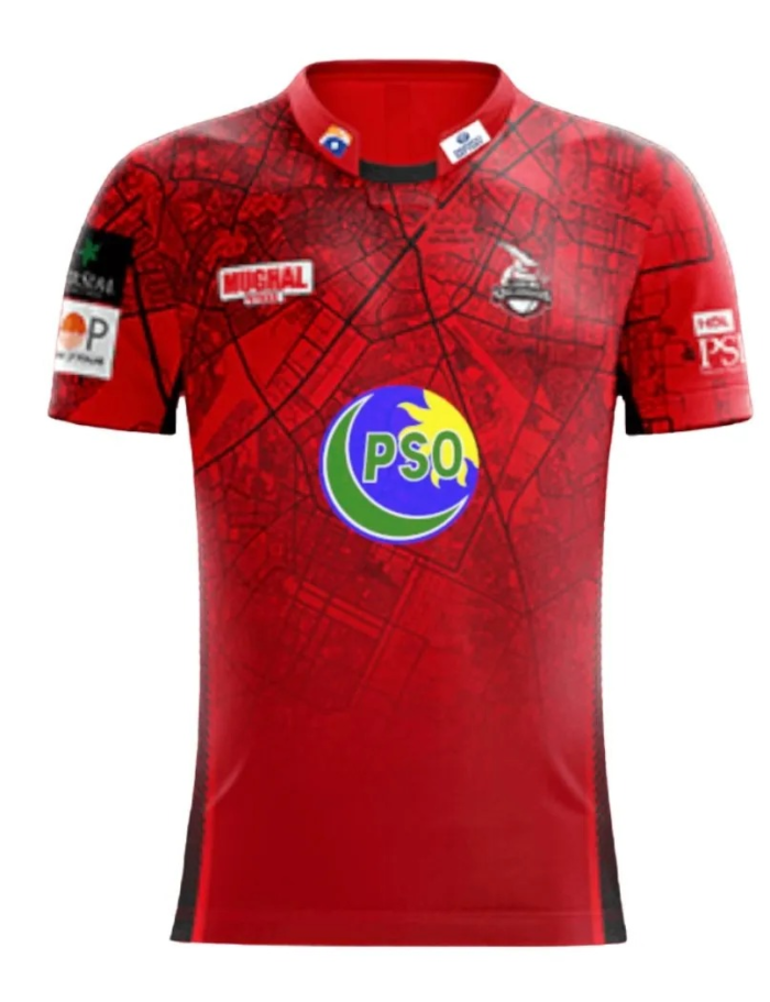 Unofficial Lahore Qalandars PSL 2024 away shirt, premium export-grade fabric, perfect for Pakistan Super League fans