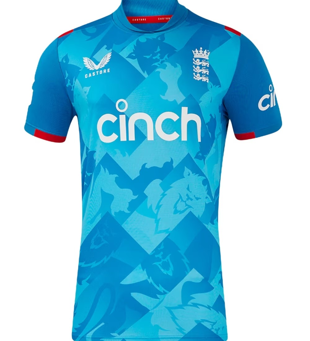 England ODI 2024–25 cricket shirt, export-grade sublimated fan jersey for cricket supporters