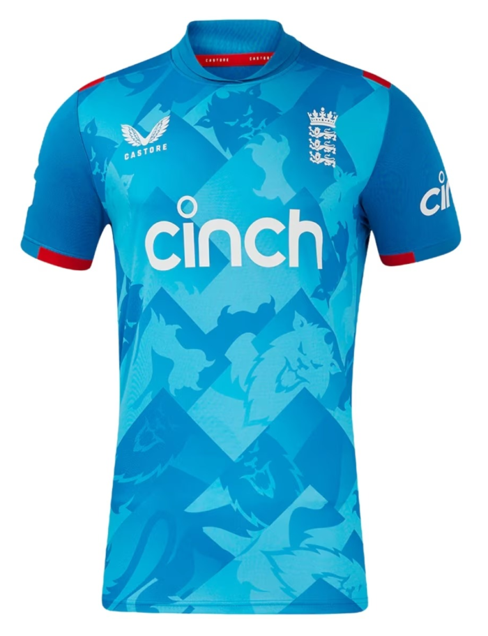 England ODI 2024–25 cricket shirt, export-grade sublimated fan jersey for cricket supporters