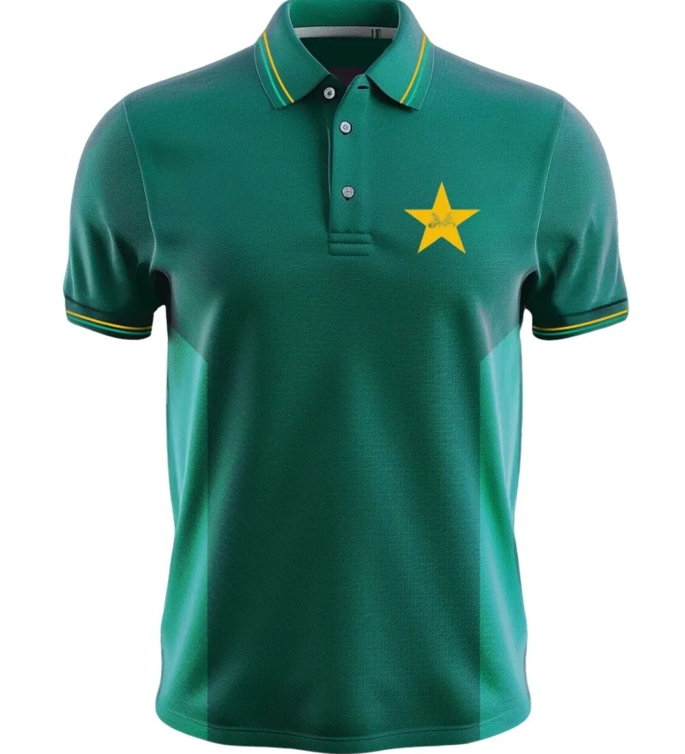 Pakistan team travel wear polo 2024 for cricket fans
