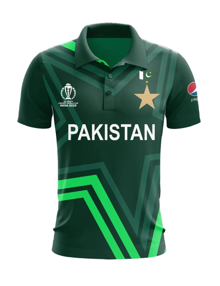 Pakistan cricket Test shirt 2023 classic white design