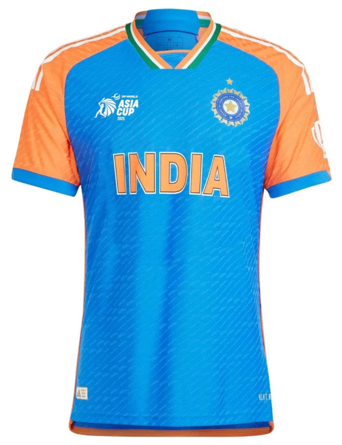 India Asia Cup Shirt 2025 – Official India Cricket Jersey in blue with modern pattern