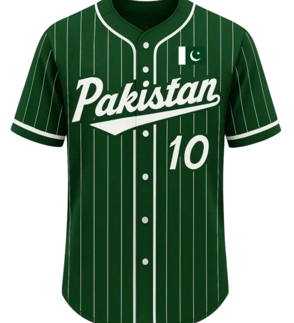 Pakistan Baseball Shirt – Green Edition