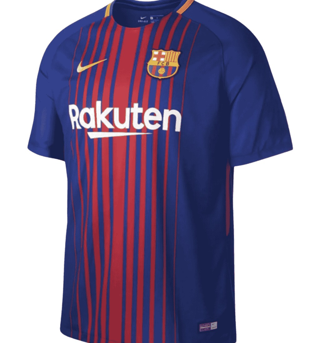 FC Barcelona 2017-18 Home Jersey.