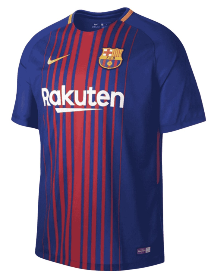 FC Barcelona 2017-18 Home Jersey.