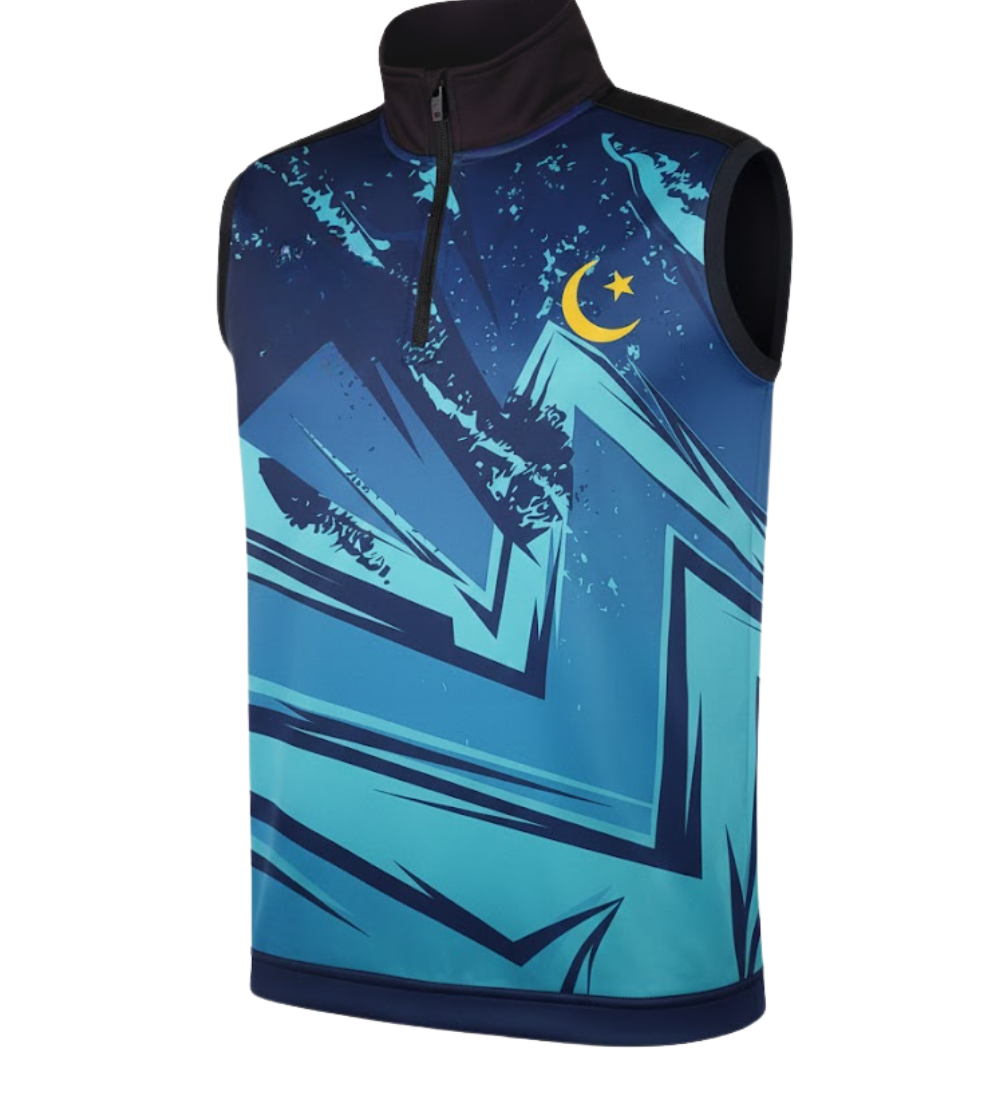 Customized Double-Sided Cricket Vest for Training