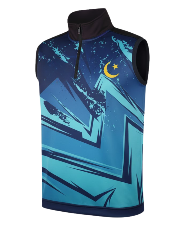 Customized Double-Sided Cricket Vest for Training