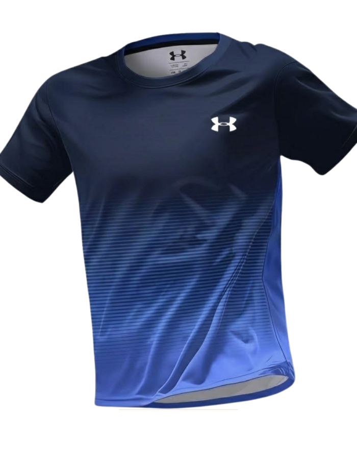 Under Armour Men’s Performance Running Tee – Blue & Black
