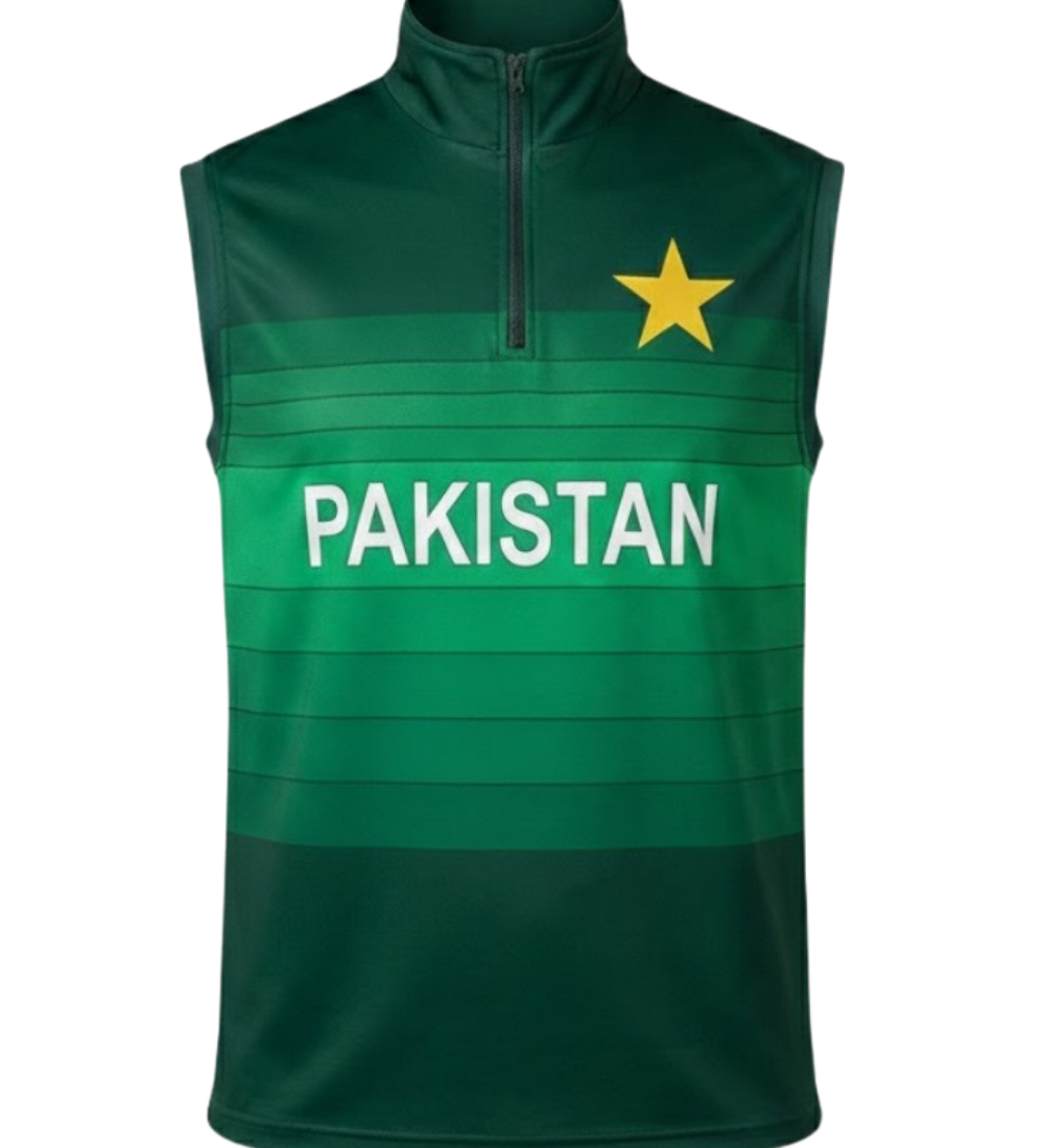 Pakistan Green vest