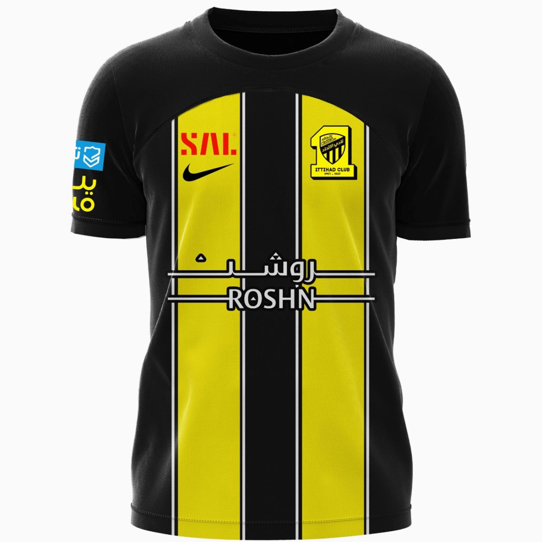Al Ittihad FC Football Jersey 2023-24