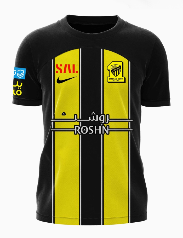 Al Ittihad FC Football Jersey 2023-24