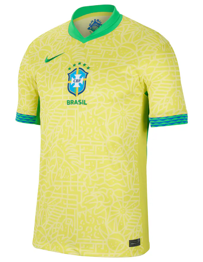 Brazil Home Football Shirt 2024