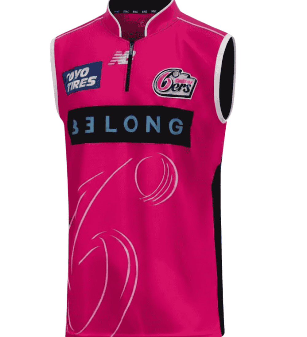 Sydney Sixers Babar Azam fleece jumper fully sublimated