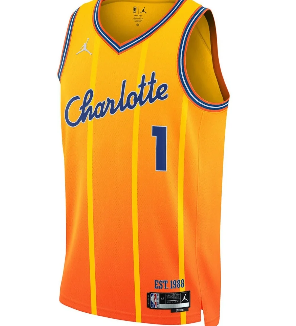 Charlotte Hornets Ball City Jersey – NBA Basketball