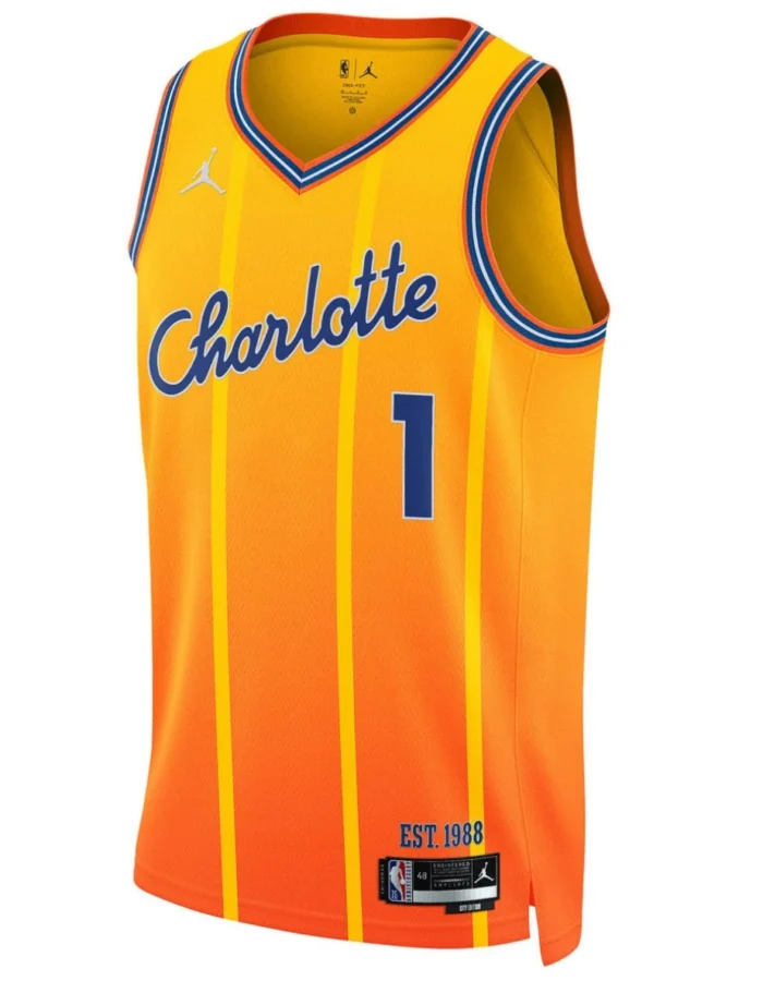 Charlotte Hornets Ball City Jersey – NBA Basketball