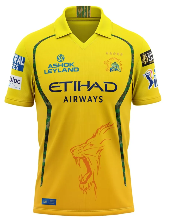 Chennai Super Kings 2026 Jersey – CSK