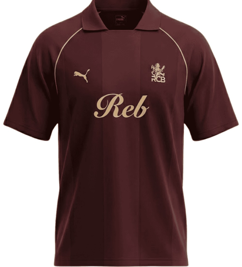 RCB 2026 Men's Striped Polo Shirt