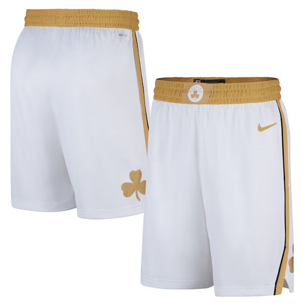Men’s Boston Celtics Nike White Shorts
