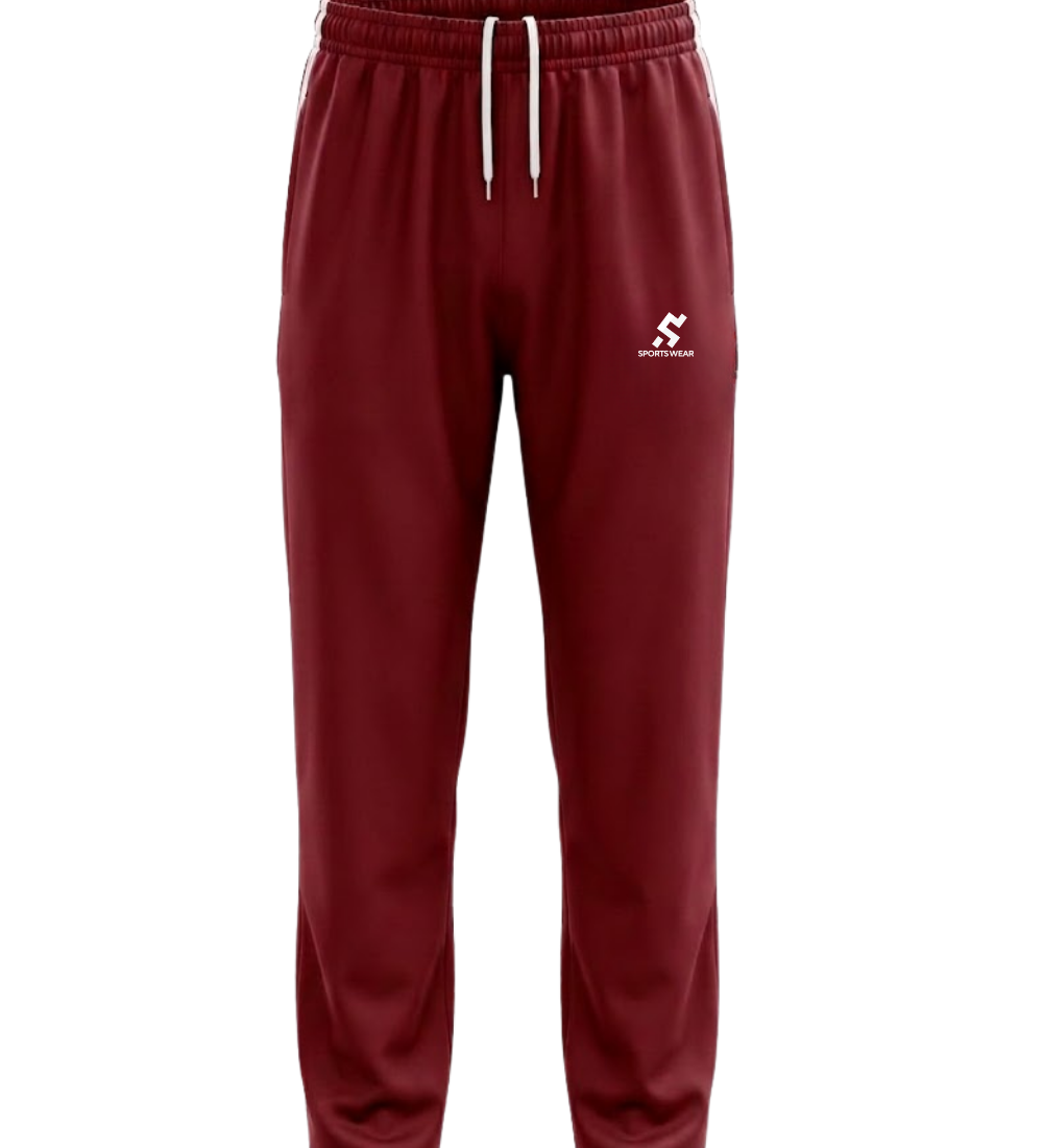 Maroon Tracksuit Trouser made with premium Micro Stretch Fabric